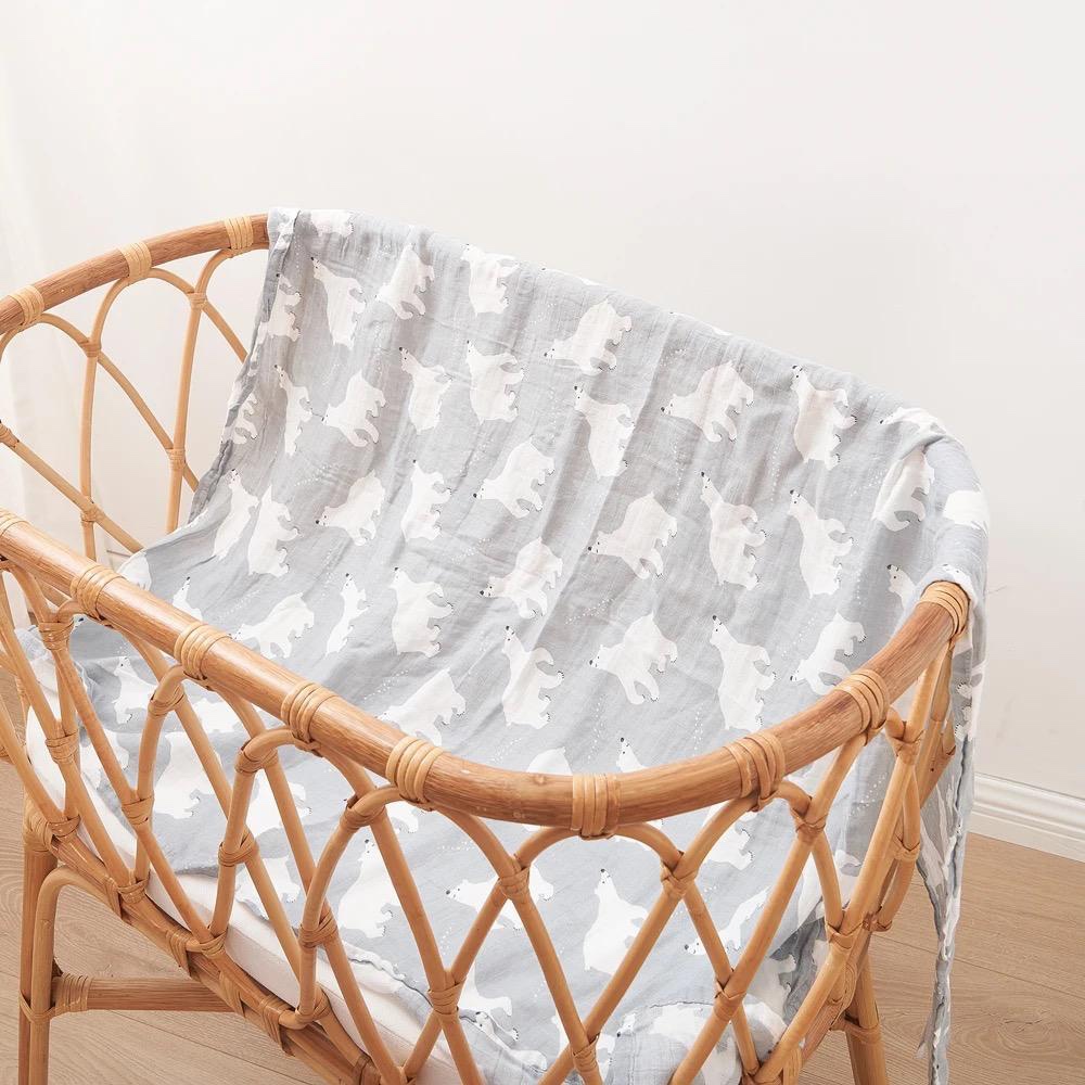 Posh Bebe Swaddle Gift Set 3pc Assorted