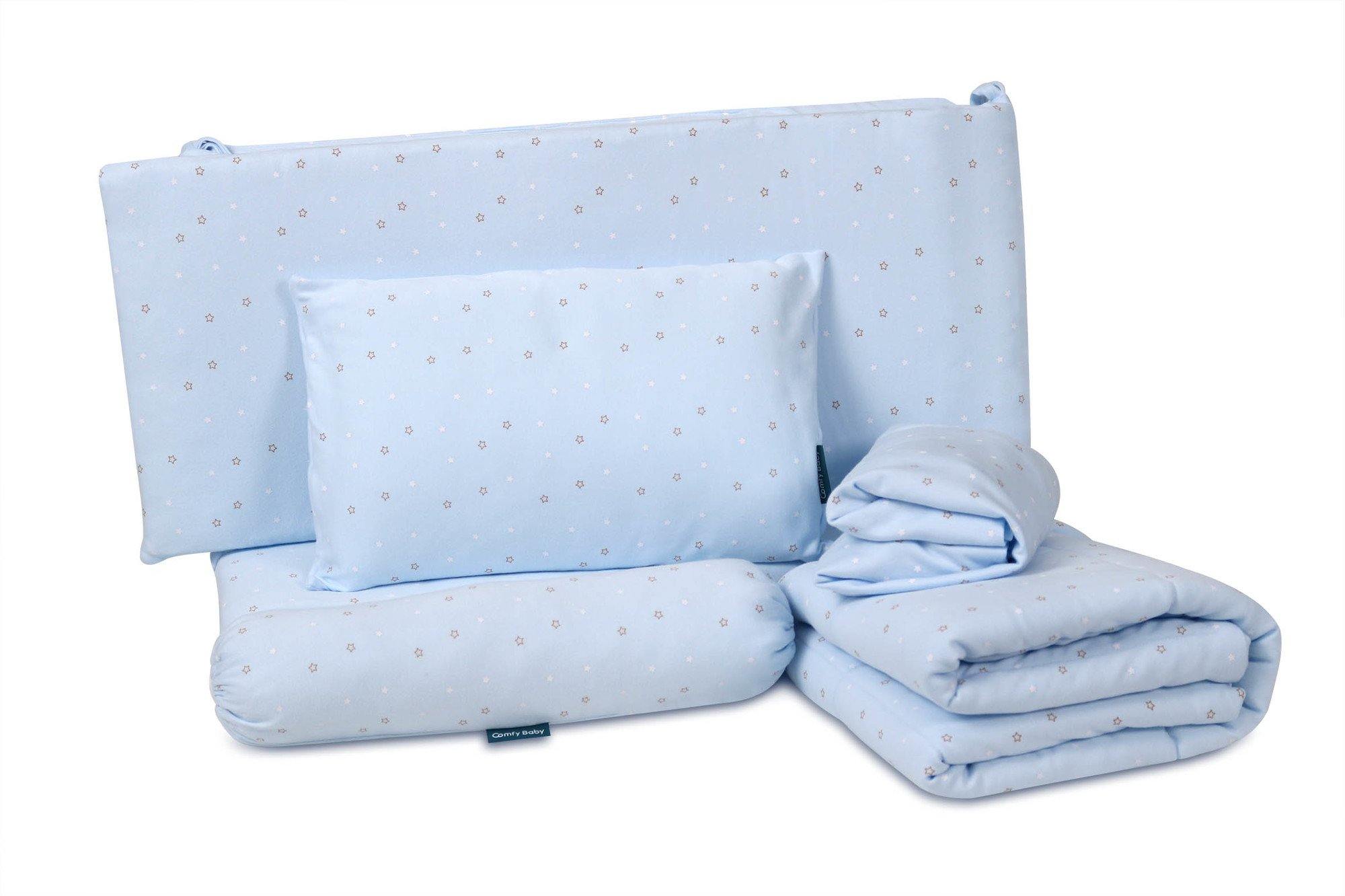 Comfy Living 6 In 1 Bedding Set (Color Design)-Bebehaus
