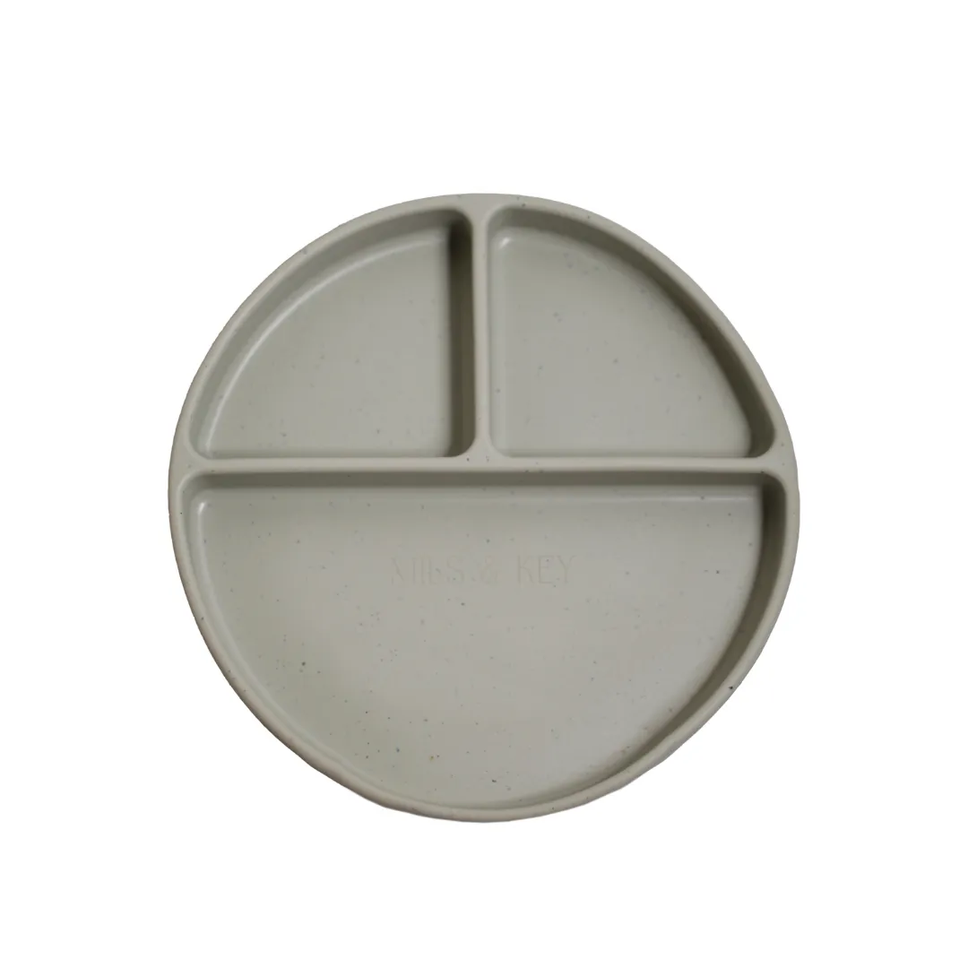 Mils & Key Speckled Divided Plate