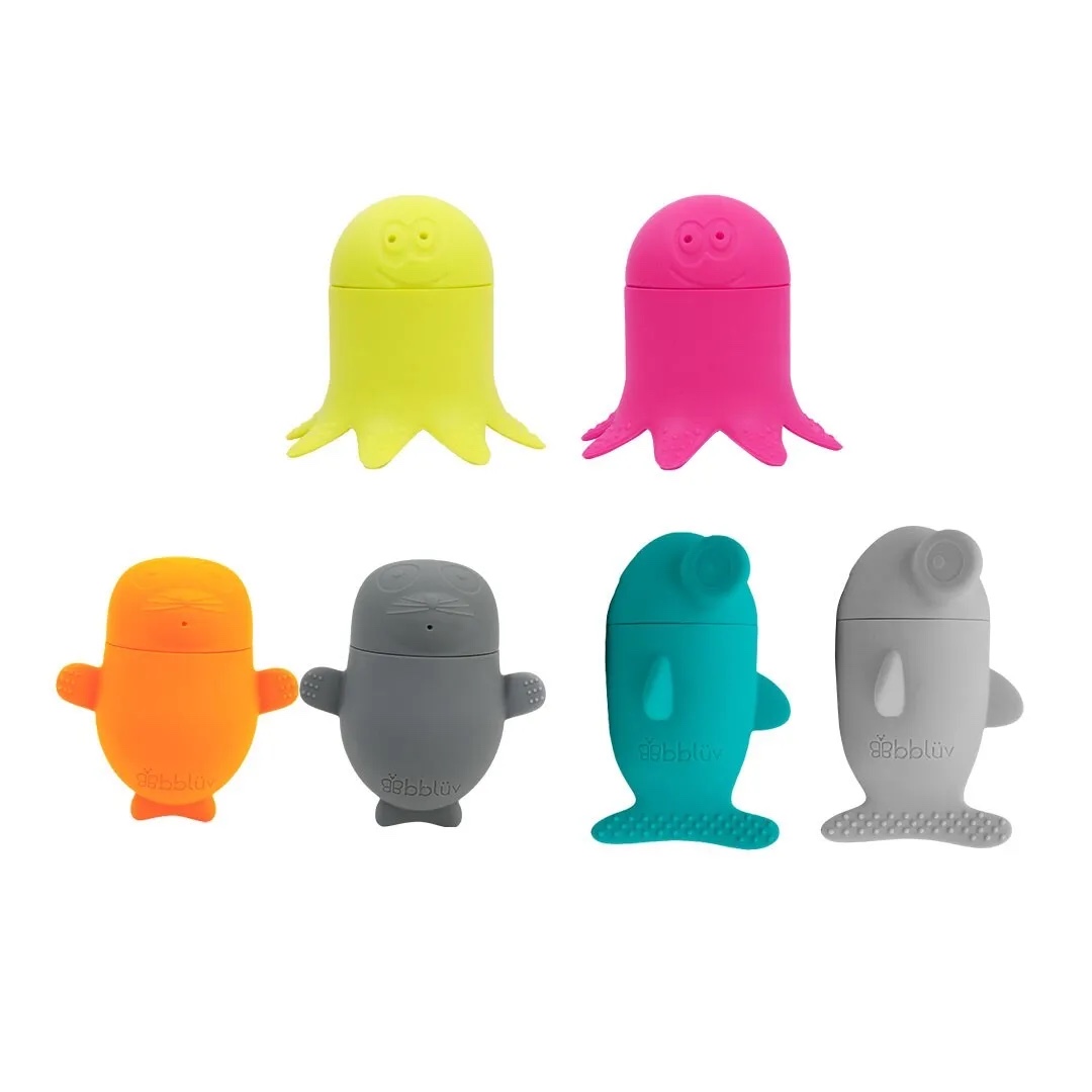 bbluv Buddies Silicone Mix and Match Bath Toys