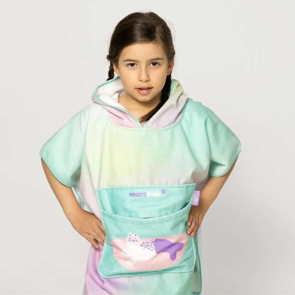 Marckids PocketPack Kid Beach Hooded Towel