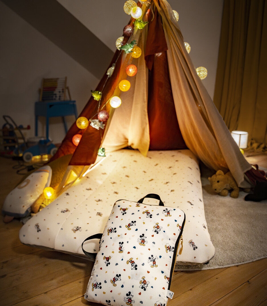 Stokke Jetkids Cloud Sleeper Travel Bed Mickey Celebration-Bebehaus