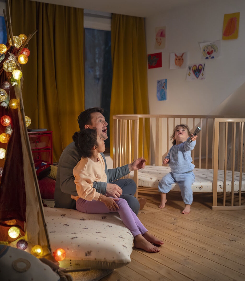 Stokke Jetkids Cloud Sleeper Travel Bed Mickey Celebration-Bebehaus