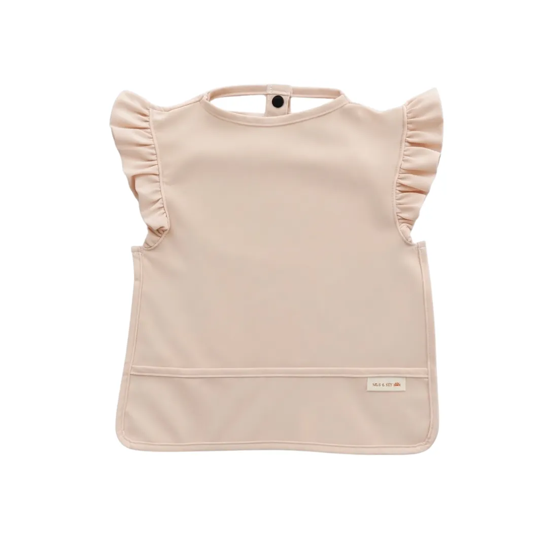 Mils & Key Mess-Proof Ruffled Apron / Bib