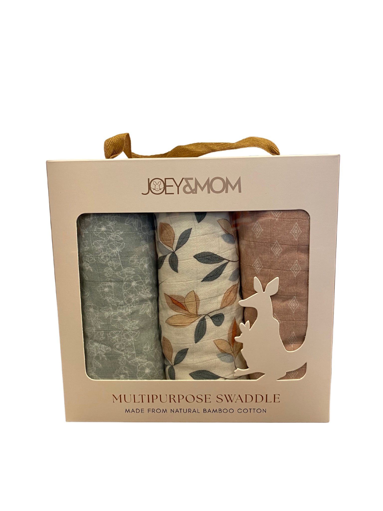 Joey&Mom Multipurpose Swaddle Bamboo Cotton Bundle 3in1-Bebehaus