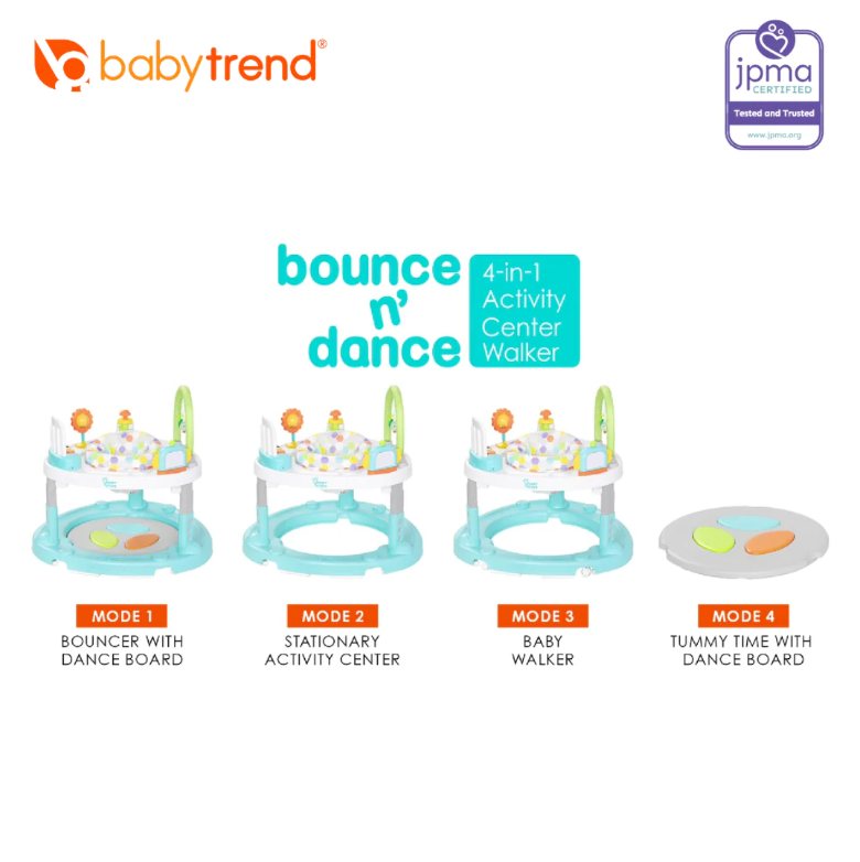 Baby Trend 4 in 1 Bounce n Dance Activity Centre Walker - Woodland Walk-Bebehaus