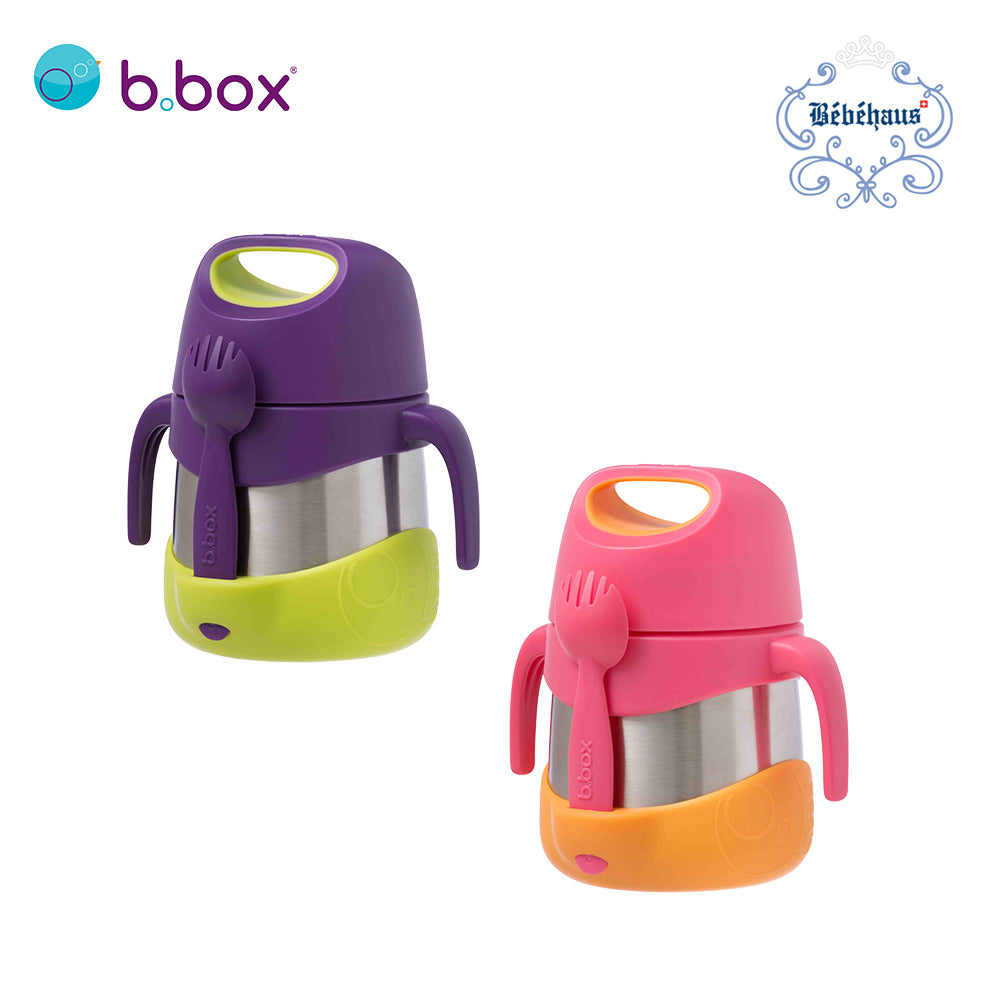 B Box Insulated Food Jar (Strawberry Shake,Passion Splash)-Bebehaus