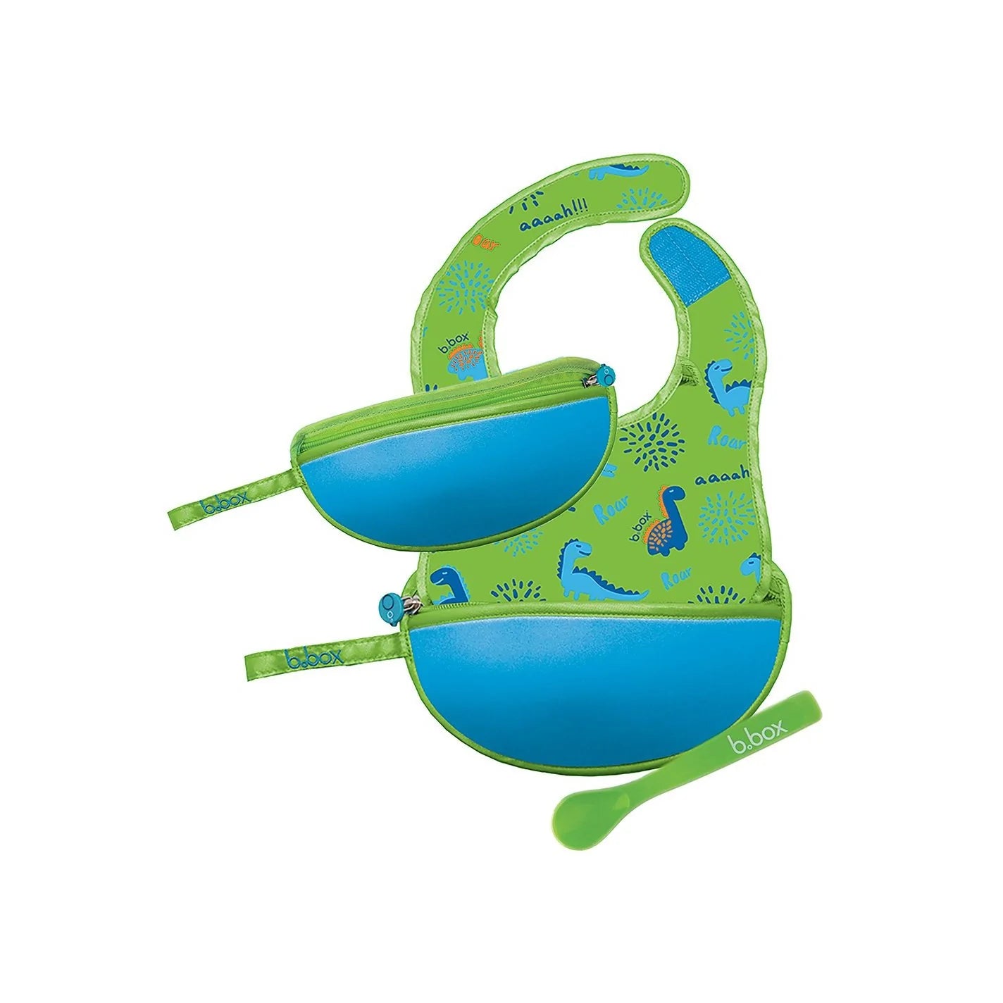 B Box Travel Bib + Silicone Spoon-Bebehaus