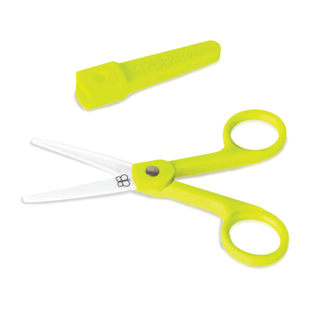 bbluv Ceramic Food Scissors - Lime-Bebehaus