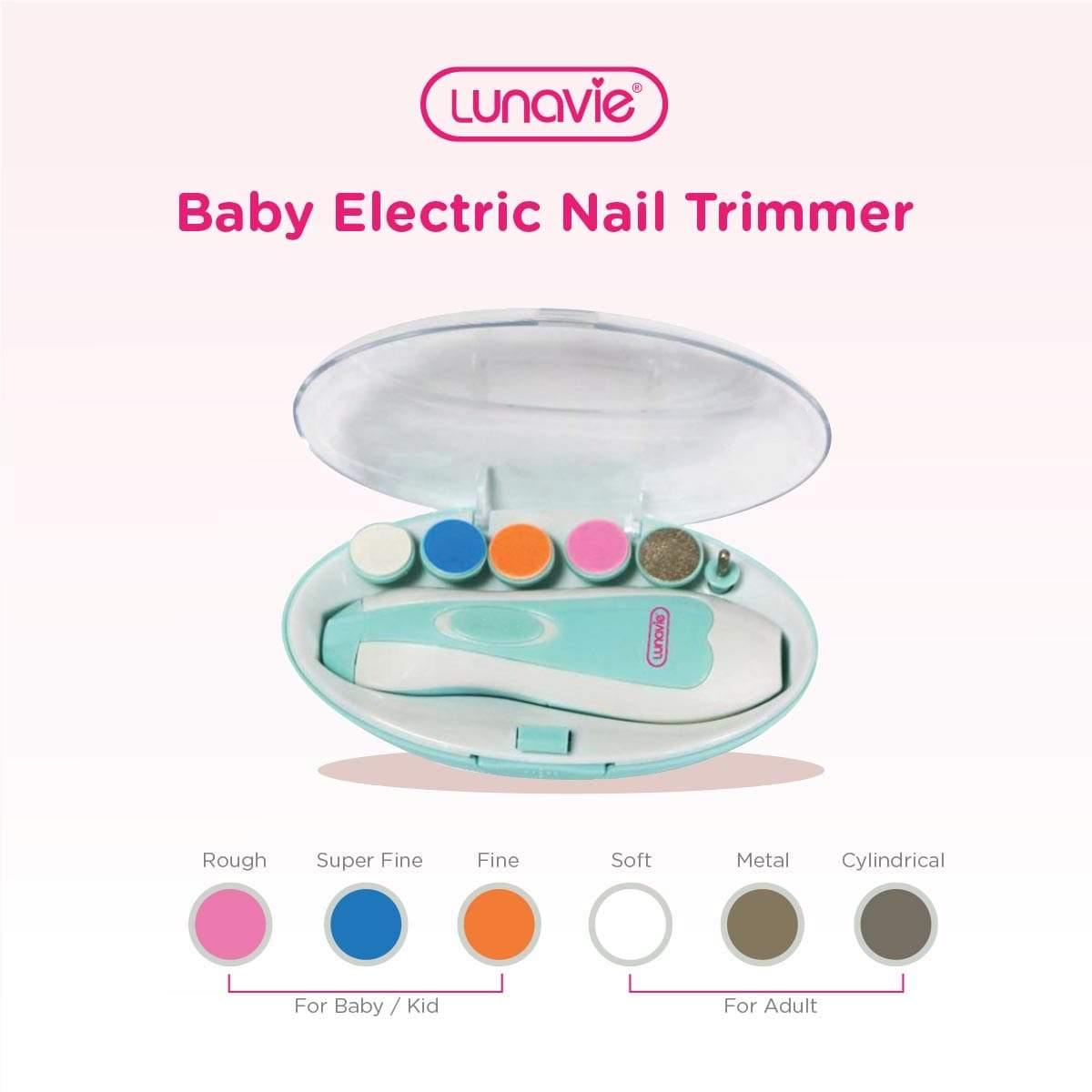 Lunavie Baby Electric Nail Trimmer-Bebehaus