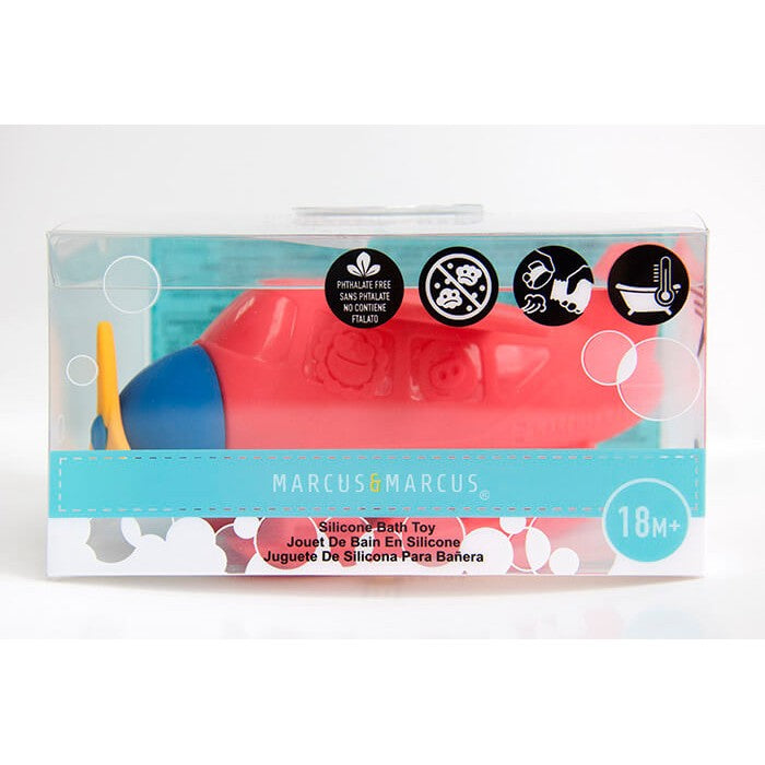 Marcus & Marcus Silicone Bath Toys Sea Plane Squirt-Bebehaus