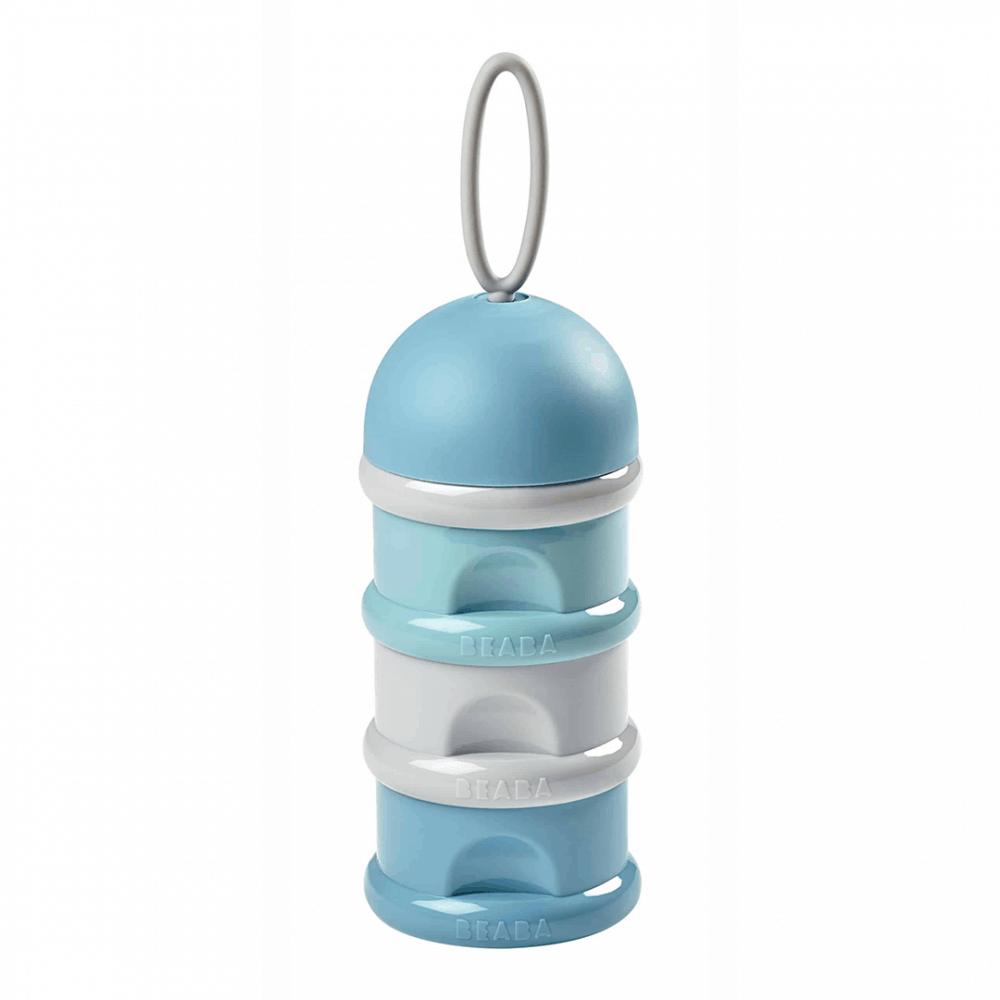 Beaba Formula/Snack Container(Neon,Light Blue,Dark Mist)-Bebehaus