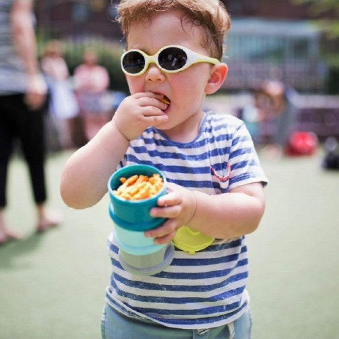 Beaba Formula/Snack Container(Neon,Light Blue,Dark Mist)-Bebehaus