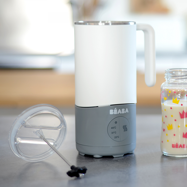 Beaba Milk Prep (White Grey,Navy Blue)-Bebehaus