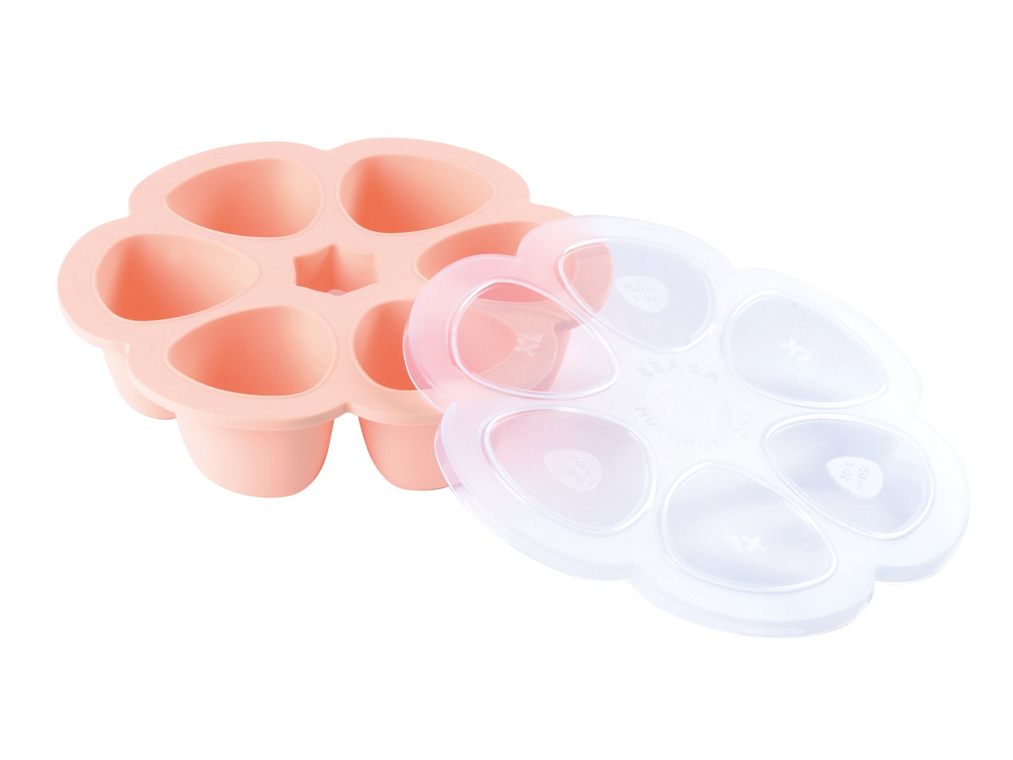 Beaba Silicone Multiportions 150ML (Blue,Pink,Grey)-Bebehaus