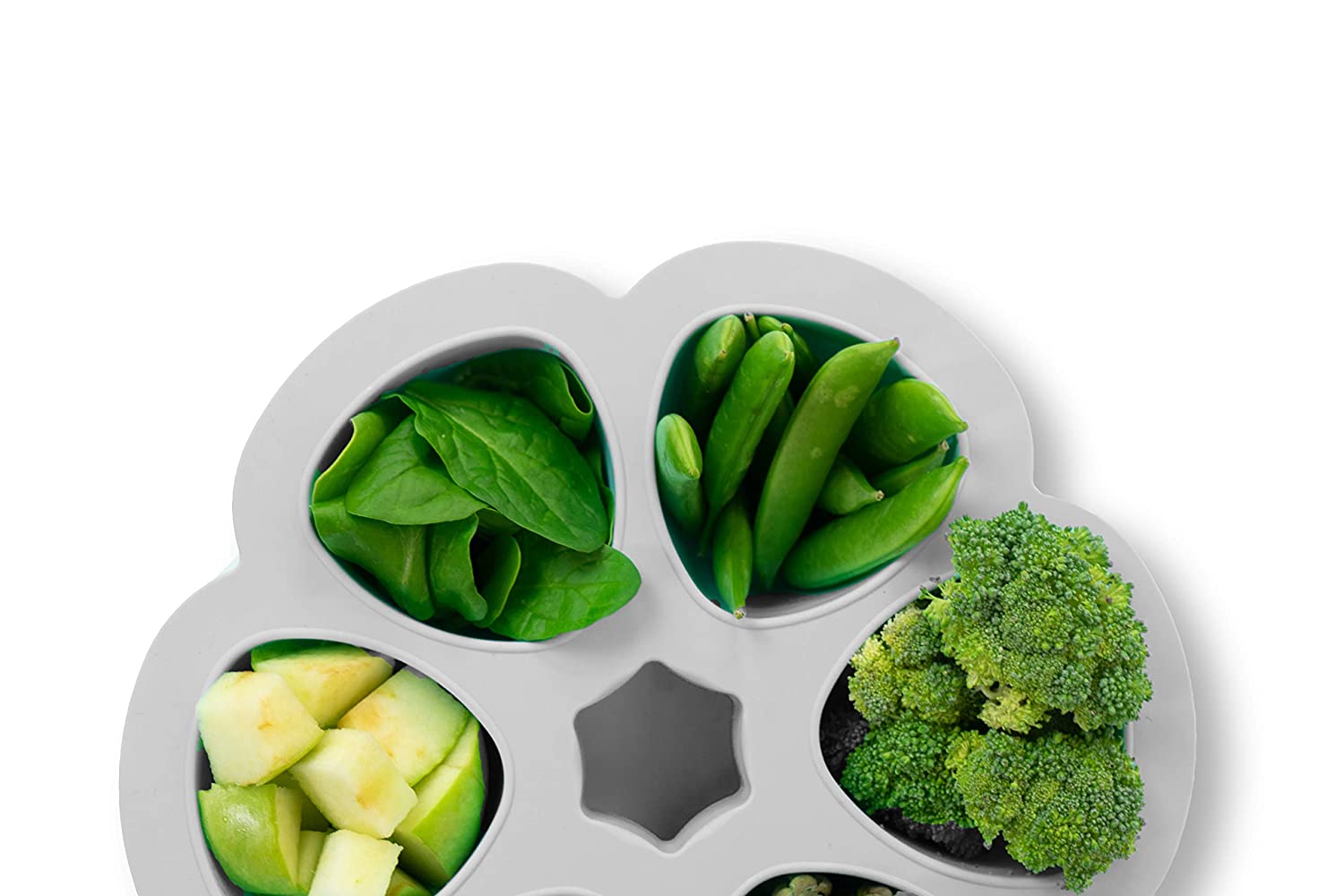 Beaba Multiportion Silicone Blue 90ml (Blue,Rose,Light Grey)-Bebehaus