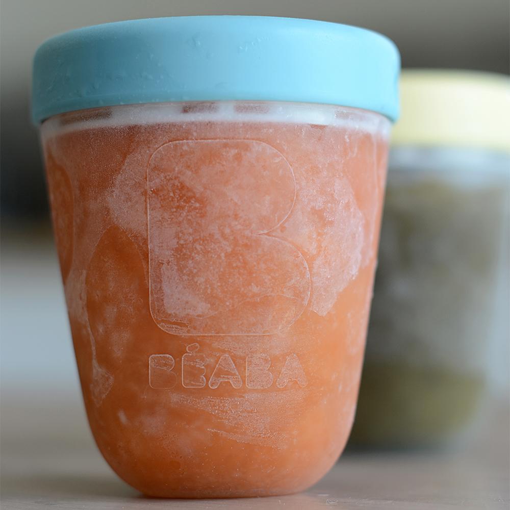 Beaba Set 3 Silicone Portion Blue/Grey-Bebehaus