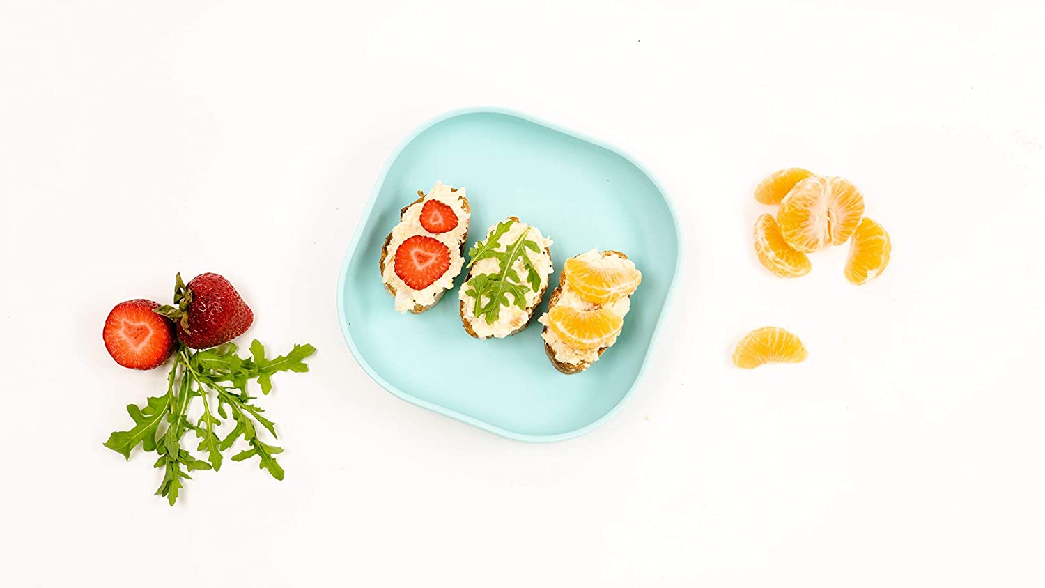 Beaba Silicone Suction Plate - (Pink,Light Blue)-Bebehaus