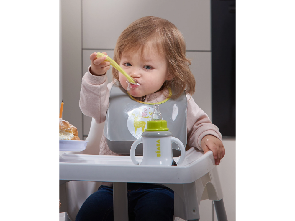Beaba 1st Age Silicone Spoon-Bebehaus