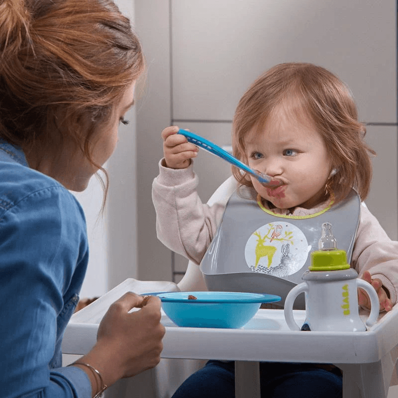 Beaba 1st Age Silicone Spoons with Carry Case-Bebehaus