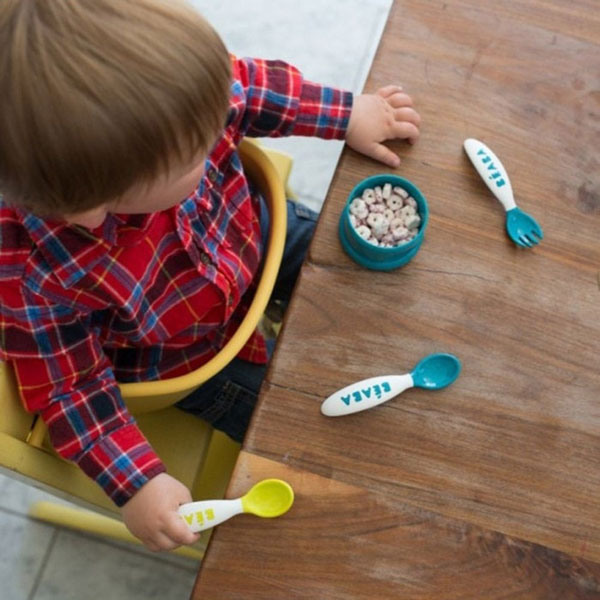 Beaba 2nd Age Traing Fork & Spoon Set-Bebehaus
