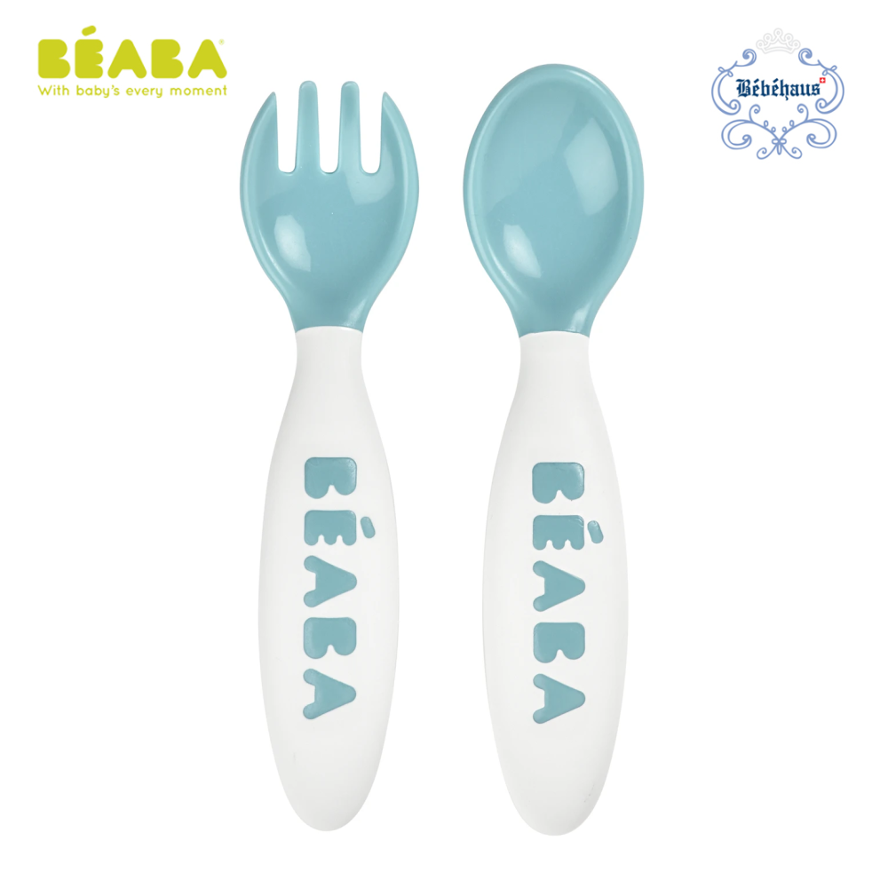 Beaba 2nd Age Traing Fork & Spoon Set-Bebehaus