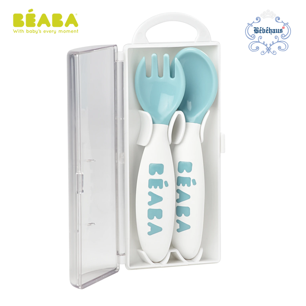 Beaba 2nd Age Traing Fork & Spoon Set-Bebehaus