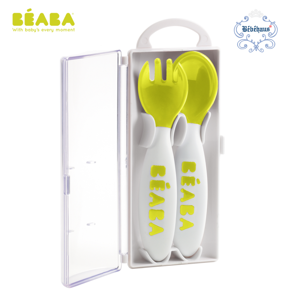 Beaba 2nd Age Traing Fork & Spoon Set-Bebehaus
