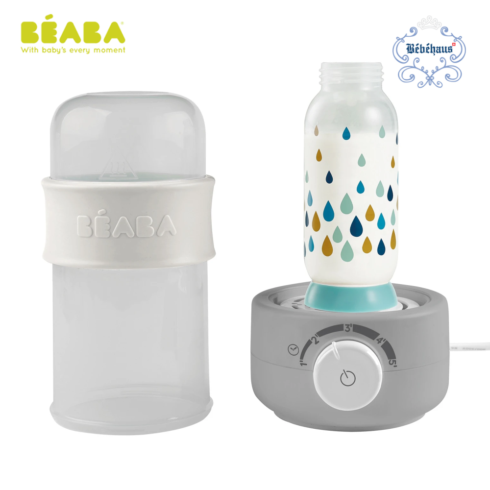 Beaba Baby Milk Second Bottle Warmer - Grey-Bebehaus