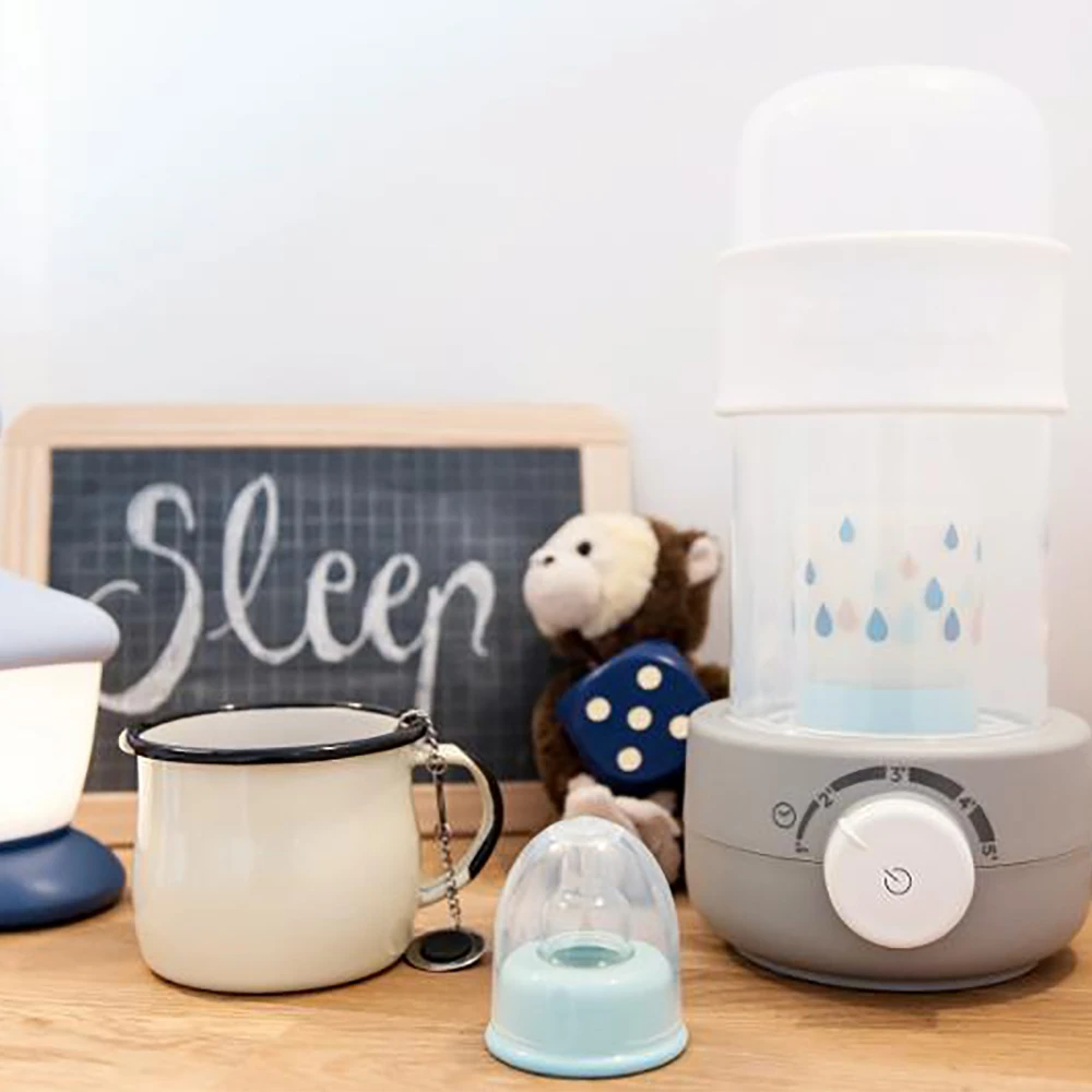 Beaba Baby Milk Second Bottle Warmer - Grey-Bebehaus