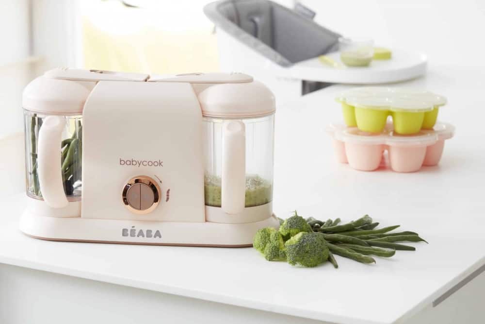 Beaba Babycook Plus (Rose Gold/Grey)-Bebehaus