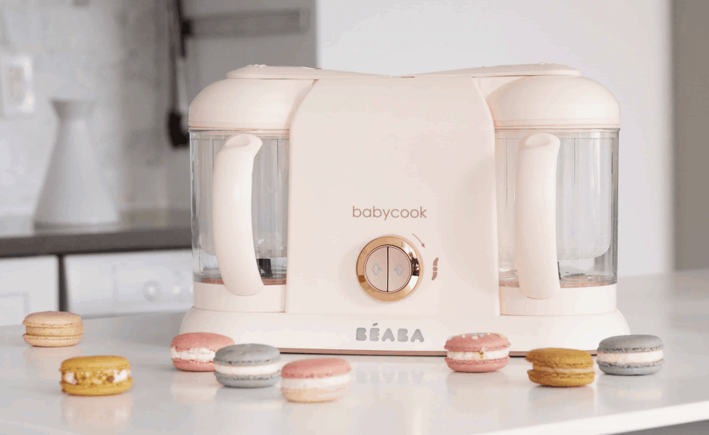 Beaba Babycook Plus (Rose Gold/Grey)-Bebehaus