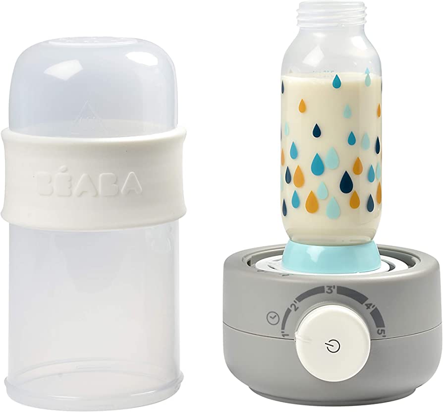 Beaba Baby Milk Second Bottle Warmer - Grey-Bebehaus
