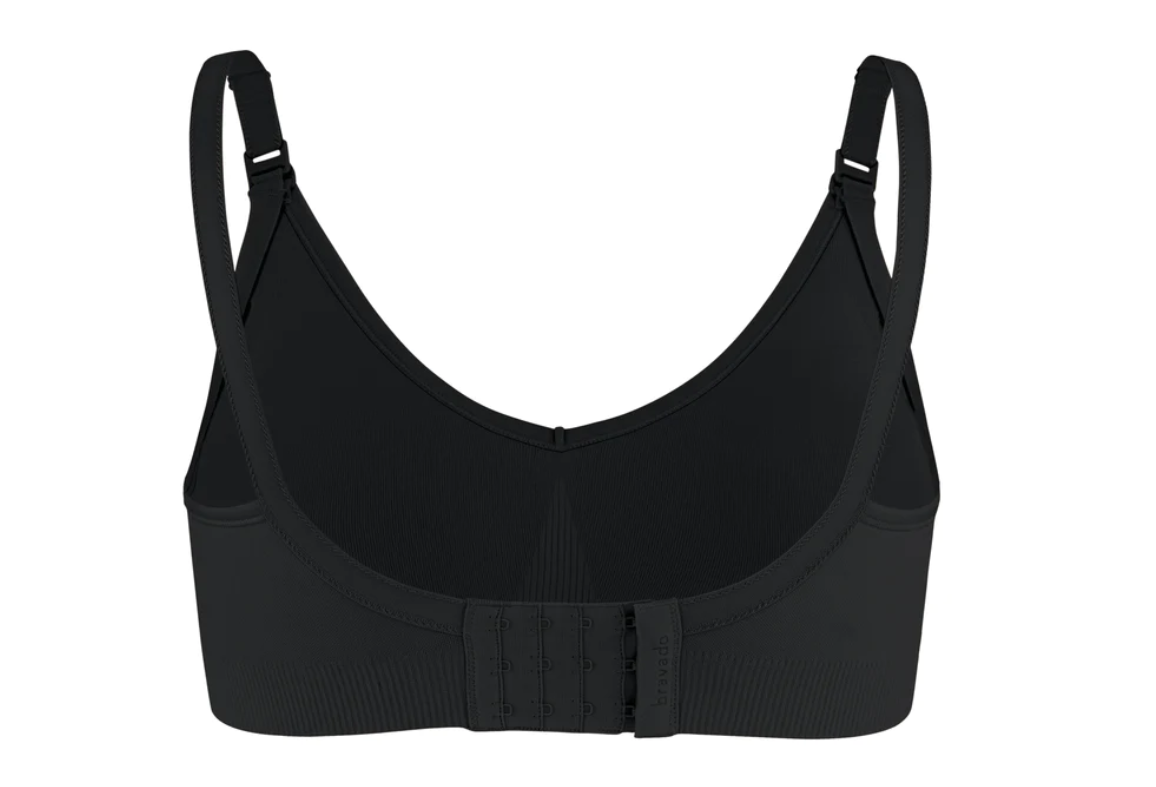 Bravado Design Body Silk Seamless Nursing Bra - Black Noir-Bebehaus