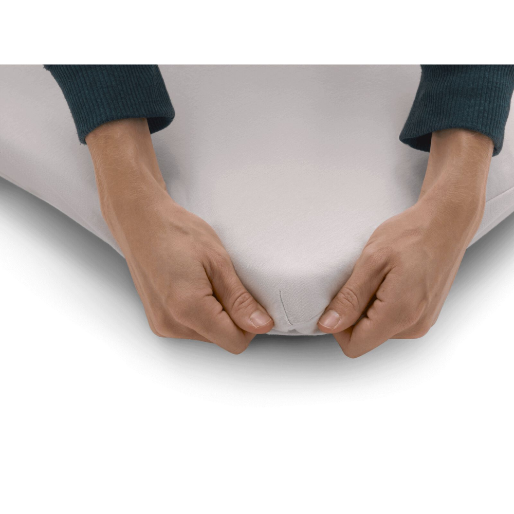 Bugaboo Stardust Cotton Sheet - Mineral White-Bebehaus