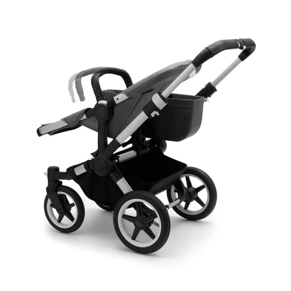 Bugaboo Donkey3 Mono Aluminum/Grey Melange-Red-Bebehaus