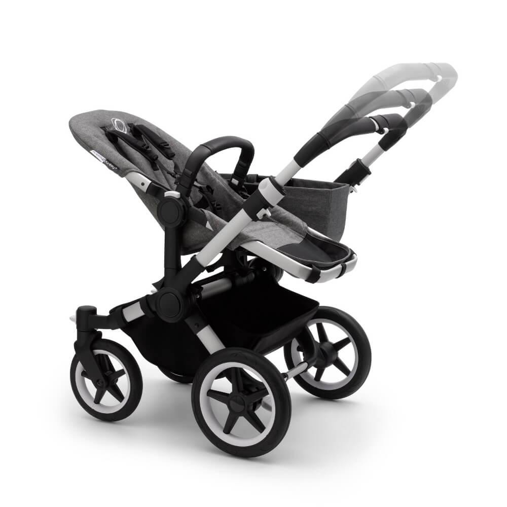 Bugaboo Donkey3 Mono Aluminum/Grey Melange-Red-Bebehaus