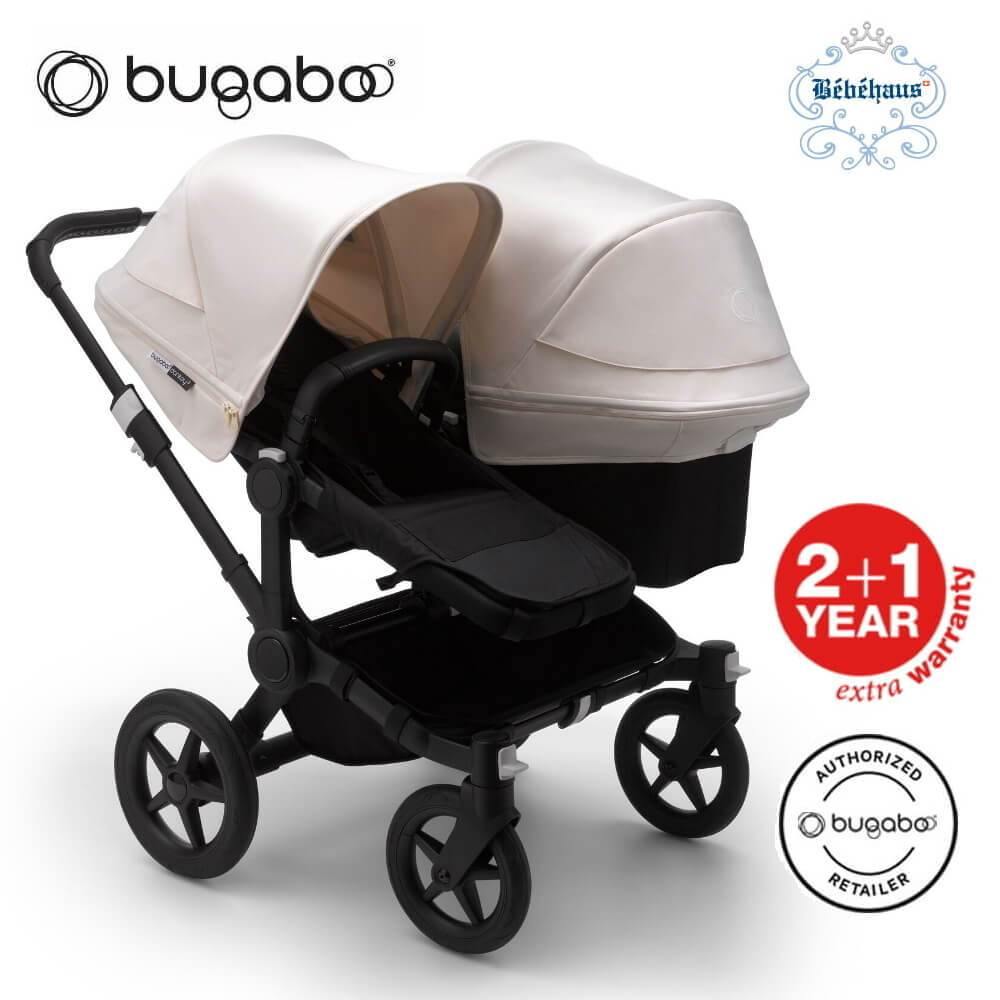 Bugaboo Donkey3 Duo Extension Complete Black/Black-White-Bebehaus