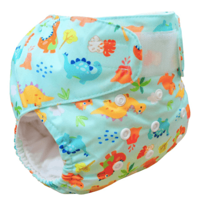 Cheekaaboo 2n1 Swim & Reusable Cloth Diaper 3-36 months -Dino-Bebehaus