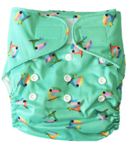 Cheekaaboo 2n1 Swim & Reusable Cloth Diaper 3-36 months - Green - Fravi Sdn Bhd (Bebehaus) 562119-D