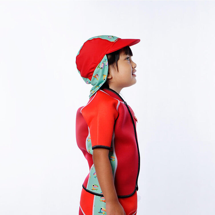 Cheekaaboo Legionnaire Hat - Red Toucan-Bebehaus