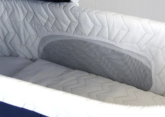 Babyhood Classic Bassinet-(White)/(Grey)-Bebehaus