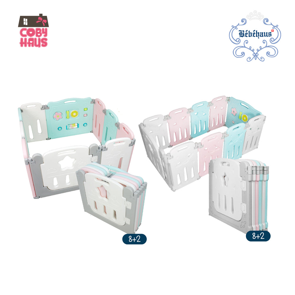 Coby Haus Premium Coby Fence 8+2 Folding Fence-Bebehaus