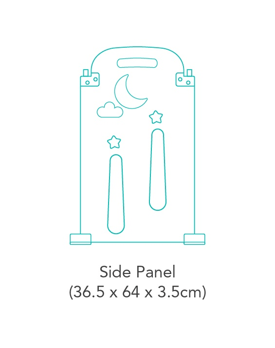Coby Fence Expandable Panel (4 Pcs)-Bebehaus