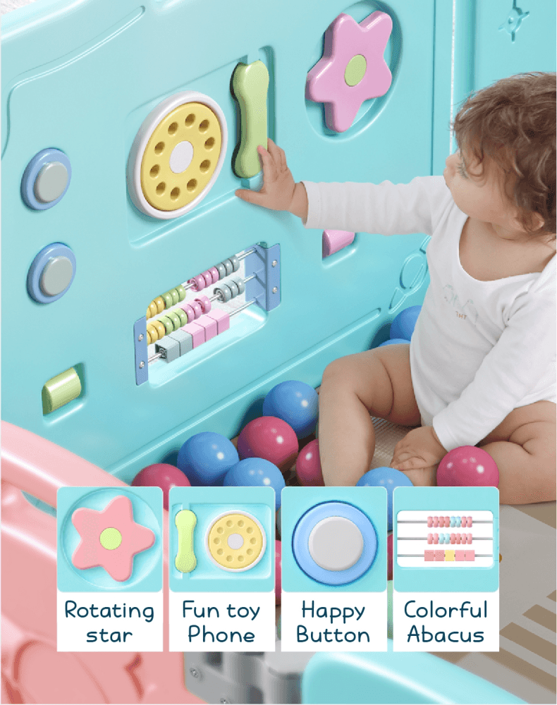 Coby Haus Premium Coby Fence 8+2 Folding Fence-Bebehaus