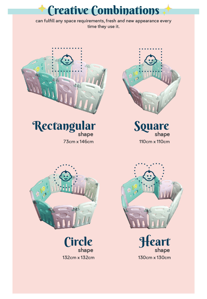 Coby Haus Premium Coby Fence 8+2 Folding Fence-Bebehaus