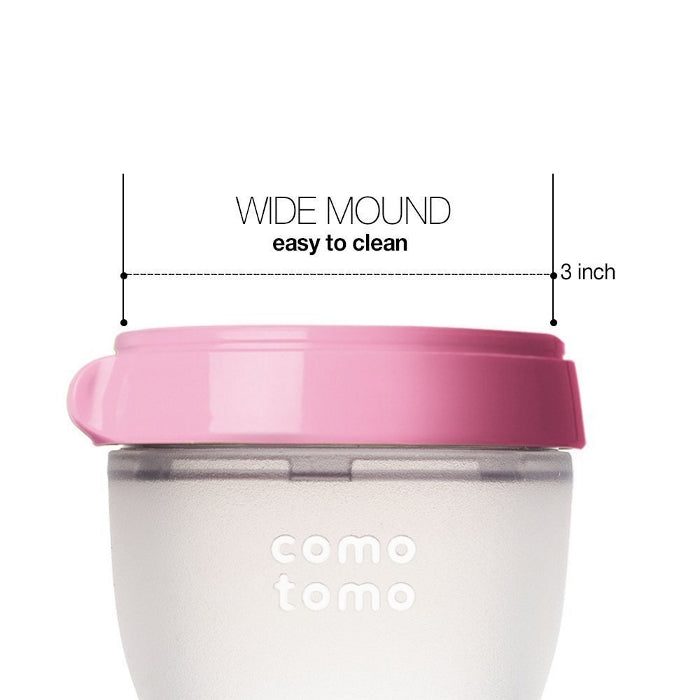 Comotomo Natural Feel Silicone Baby Bottles-Bebehaus