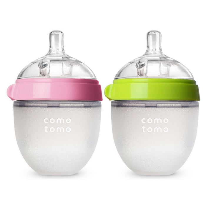 Comotomo Natural Feel Silicone Baby Bottles-Bebehaus