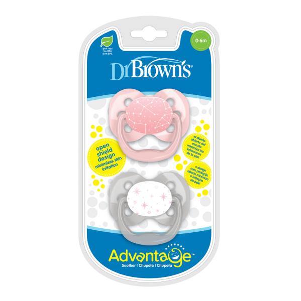 Dr. Brown's Advantage Pacifier 0-6m-Bebehaus