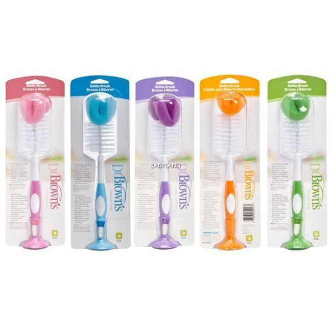 Dr. Brown's Natural Flow® Baby Bottle Brush (Assorted)-Bebehaus